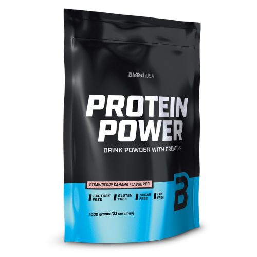 BioTech USA Protein Power 1000 g Eper-Banán