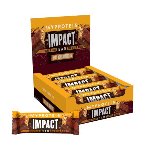 Myprotein Impact Protein Bar Fehérje szelet - karamell-mogyoró 12x64g