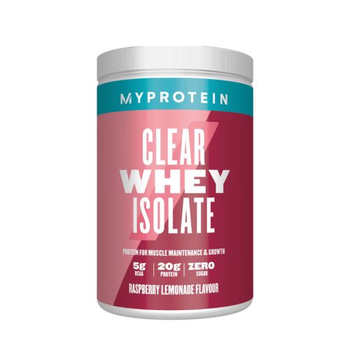 Myprotein Clear Whey Isolate fehérje por 500 g - málnás limonádé