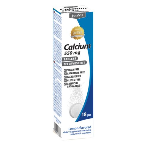 JutaVit Calcium 550mg pezsgőtabletta 16 db - citrom