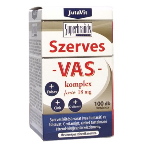 JutaVit Szerves Vas komplex forte - 100 db