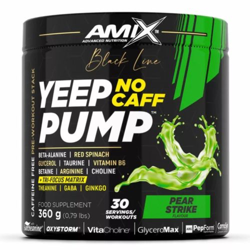 Amix Nutrition Black Line Yeep Pump No Caff PWO koffeinmentes 360 g