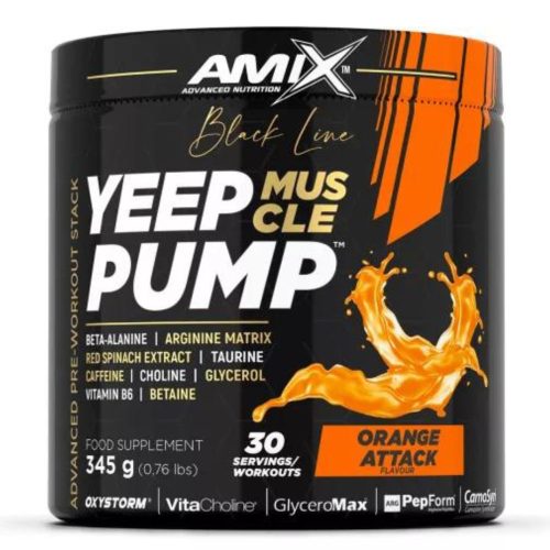 Amix Nutrition Black Line Yeep Pump PWO koffeinnel 345 g