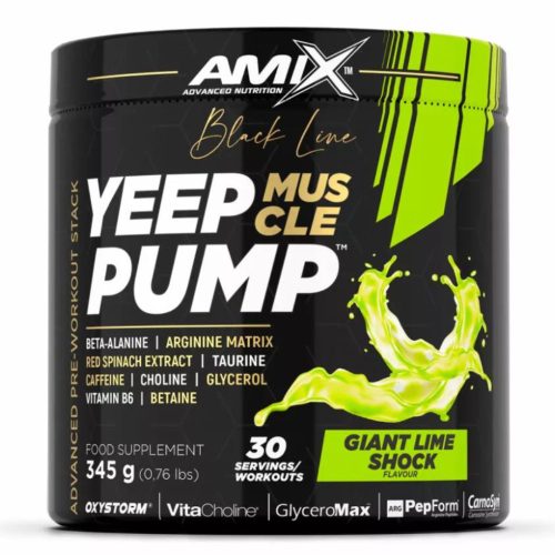 Amix Nutrition Black Line Yeep Pump PWO koffeinnel 345 g