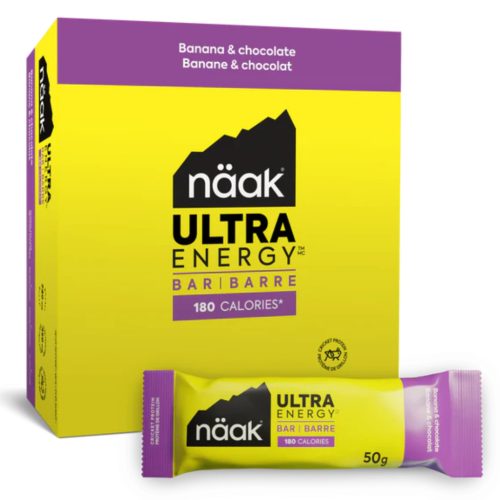 Näak Ultra Energy™ energia szelet - csokoládé - banán - 12x50g