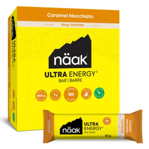 Näak Ultra Energy™ koffeines energia szelet - caramel machiatto 12x50g