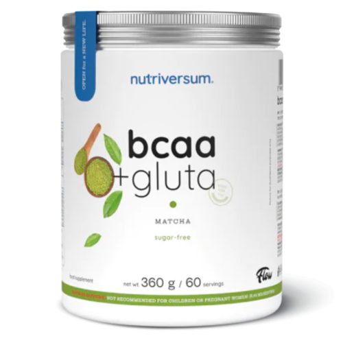 Nutriversum BCAA + Glutamin Sugar Free 360 g Matcha