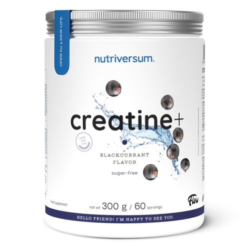 Nutriversum Creatine+ - 300 g fekete ribizli