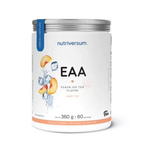 Nutriversum Sugar Free EAA 360 g cukormentes barackos ice-tea