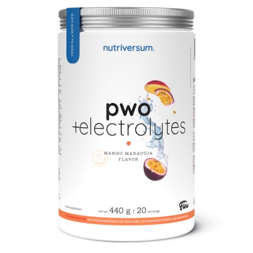 Nutriversum PWO + Electrolytes - mangó - maracuja 440 g