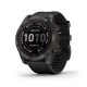 Garmin Fenix 7X Sapphire szürke titánium fekete szilikon szíjjal (Solar)