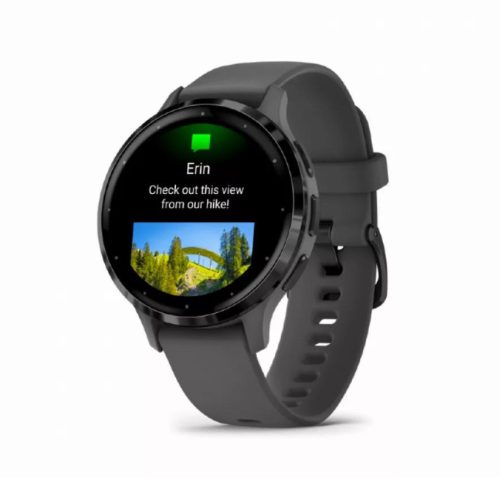 Garmin Venu 3S szürke, szürke kerettel, szilikon szíjjal (ED)