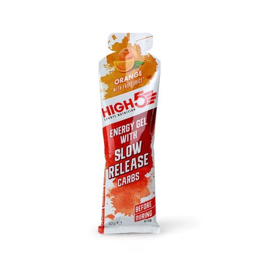 High5 Slow Release Energy Gel Narancs 62g lassan felszívódó energia zselé