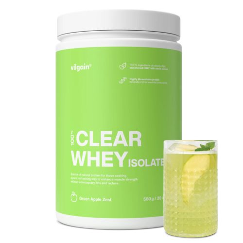 Vilgain Clear Whey Isolate feherje 500 g Bubble Gum