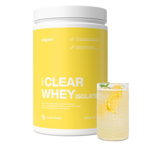 Vilgain Clear Whey Isolate feherje 500 g Bubble Gum