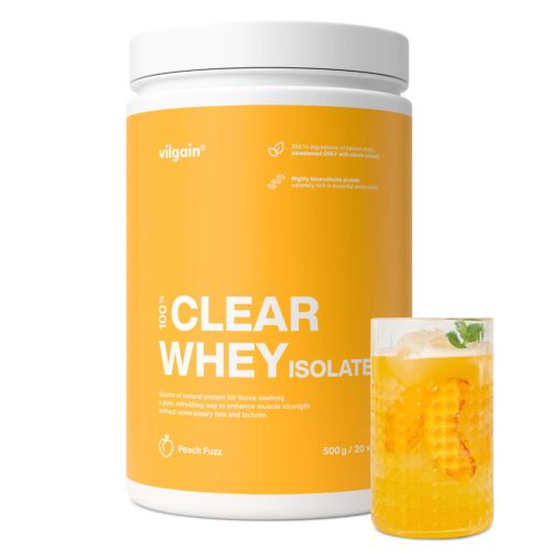 Vilgain Clear Whey Isolate feherje 500 g Bubble Gum