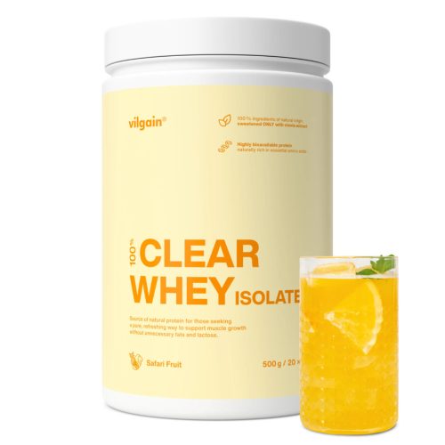 Vilgain Clear Whey Isolate feherje 500 g Bubble Gum