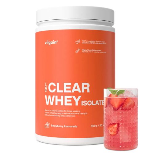 Vilgain Clear Whey Isolate feherje 500 g Bubble Gum