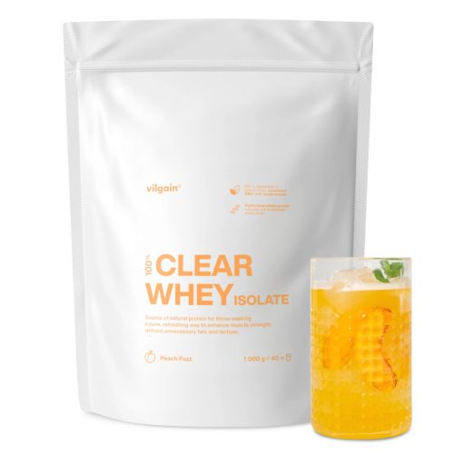 Vilgain Clear Whey Isolate feherje 500 g Bubble Gum