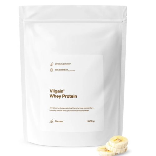 Vilgain Whey Protein fehérje 1000 g Banán