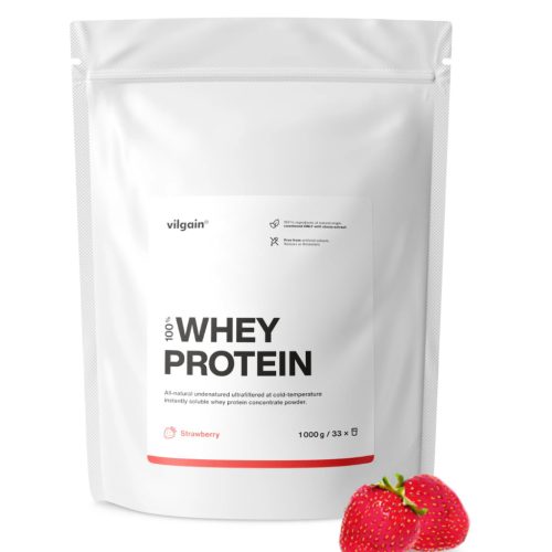 Vilgain Whey Protein fehérje 1000 g Eper