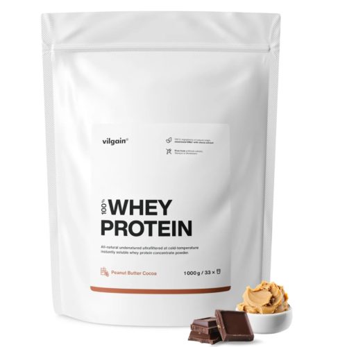 Vilgain Whey Protein fehérje 1000 g Kakaó földimogyoróvaj