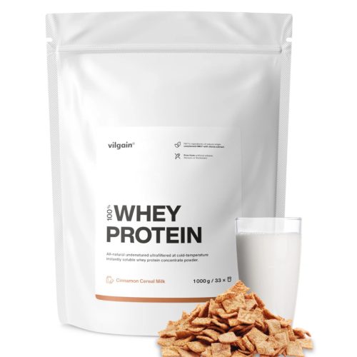 Vilgain Whey Protein fehérje 1000 g Fahéjas gabonapehely