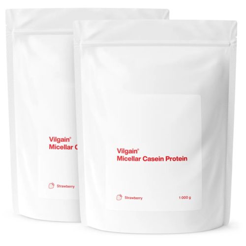 Vilgain Micellar Casein Protein fehérje 2x1000 g Eper