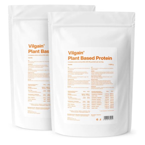 Vilgain Plant Based Protein fehérje 2x1000 g Vanília