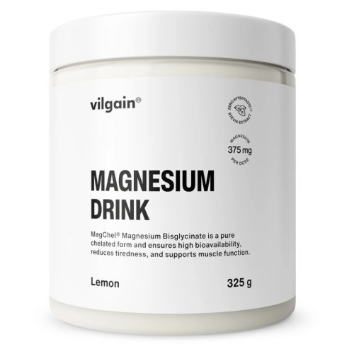 Vilgain Magnézium italpor 325 g Citrom