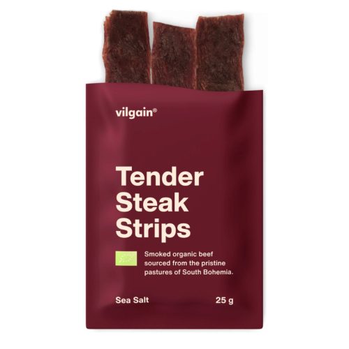 Vilgain Szárított steakcsíkok BIO⁠ 25 g Tengeri só