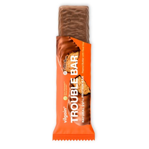 Vilgain Trouble Protein Bar fehérje szelet 55 g Csokoládé mogyoróvaj