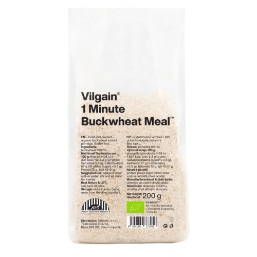 Vilgain 1 Minute Buckwheat Meal instant hajdinakása 200 g