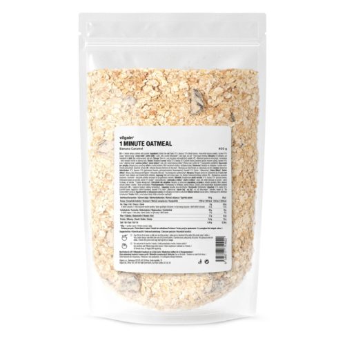 Vilgain 1 Minute Oatmeal Instant zabkása 400 g Banán karamell