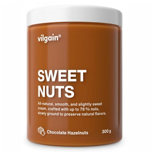 Vilgain Sweet Nuts dióvaj - Mogyorós csokoládé 300 g