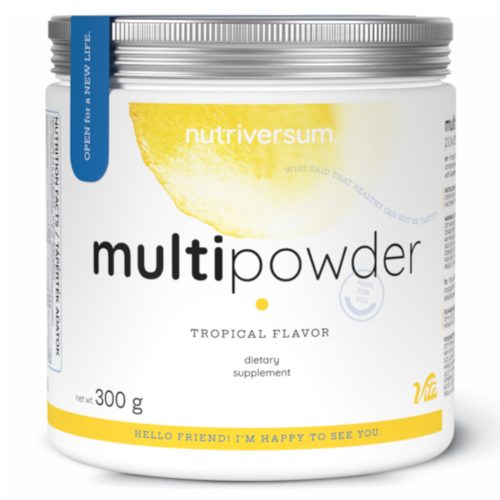 Nutriversum Multi Powder - trópusi gyümölcs 300 g