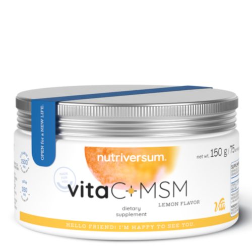 Nutriversum Vita C + MSM italpor - citrom 150 g