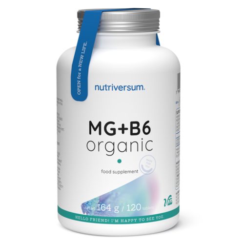 Nutriversum MG + B6 Organic - 120 db