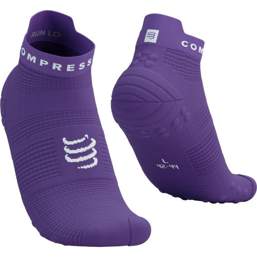 Compressport PRO RACING SOCKS V4.0 RUN LOW lilac/white