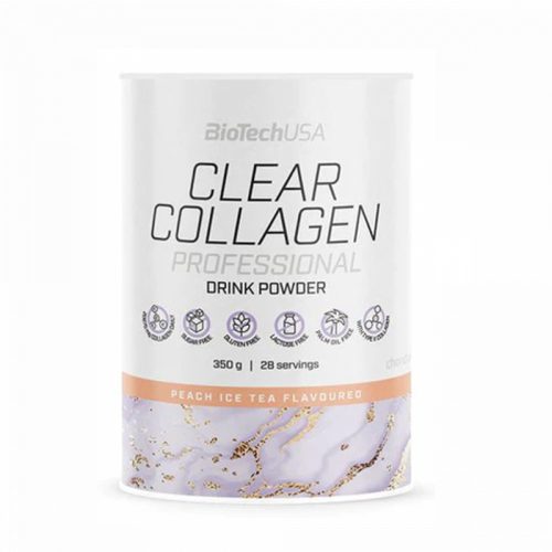 BioTechUSA Clear Collagen Professional italpor 350 g, Barackos Ice tea