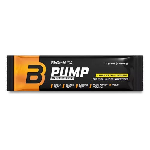 BioTechUSA Pump Caffeine Free 11 g Trópusi Gyümölcs