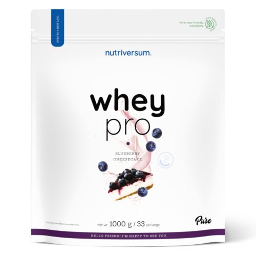 Nutriversum WHEY PRO - 1000 g áfonyás sajttorta